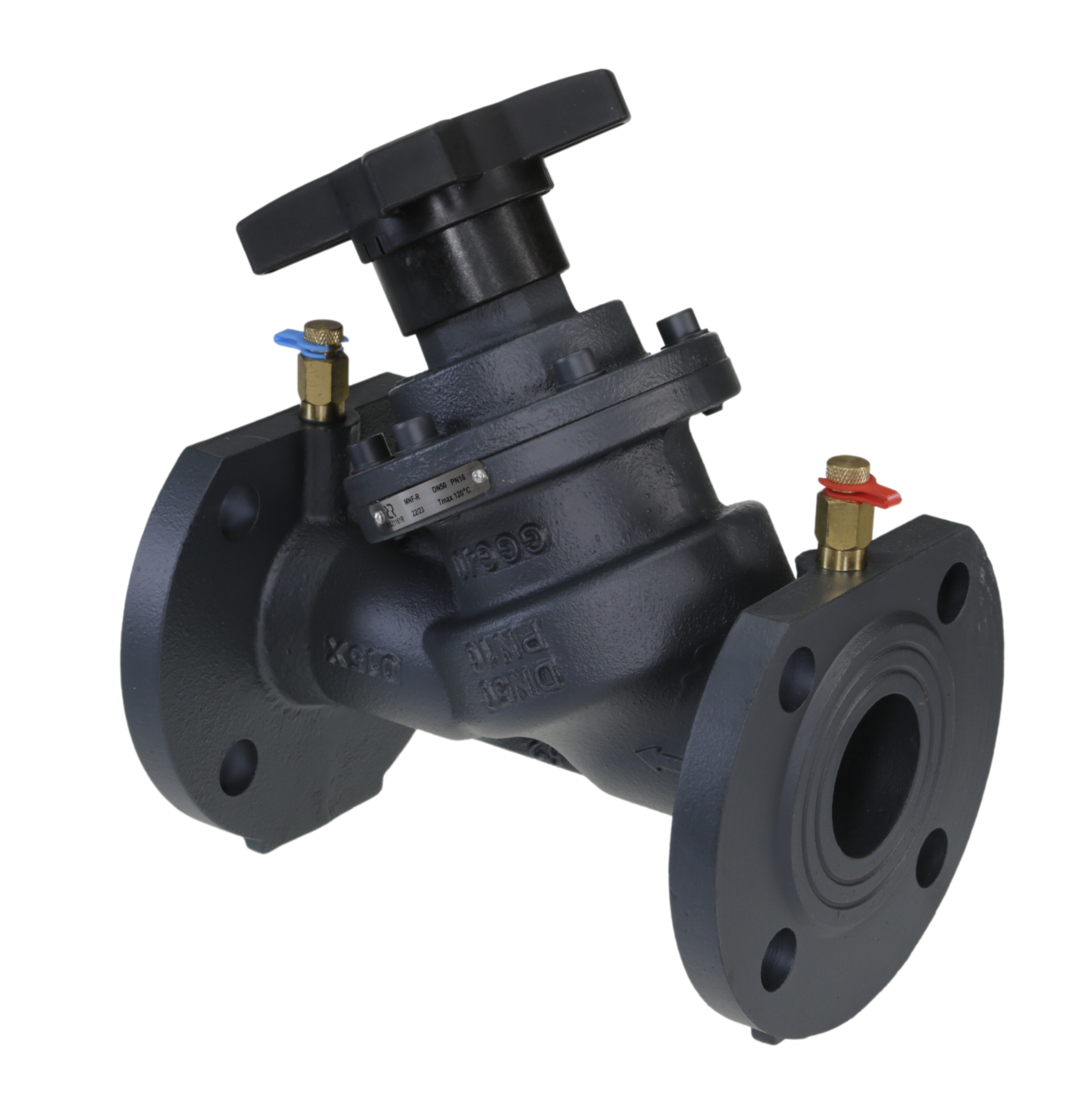 Ридан MNF-R 003Z1187R DN25 — Ручной балансировочный клапан, фланцевый, PN25, Tmax 120 °C