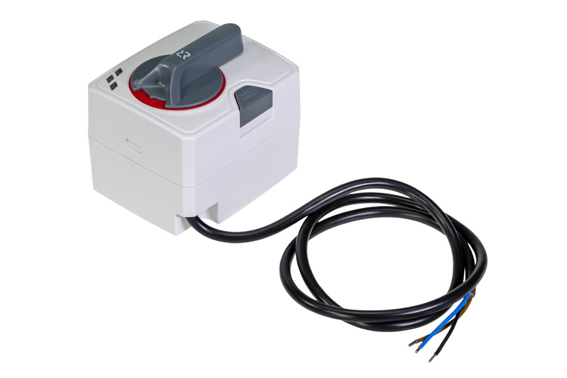 Ридан 082H0223R — Привод электрический поворотный AMB-162R, питающее напряжение 230В, частота тока 50-60Гц, трехпозиционный, время поворота с/90° - 120 c