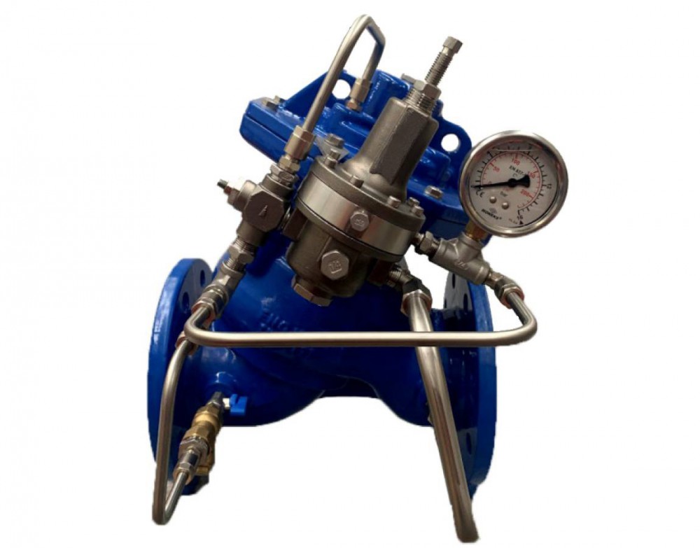 Ридан C301-R 082X6147RL — Регулятор давления «до себя» в сборе DN250, PN16 (диапазон настройки: 0,5...8 бар, L=730 мм)