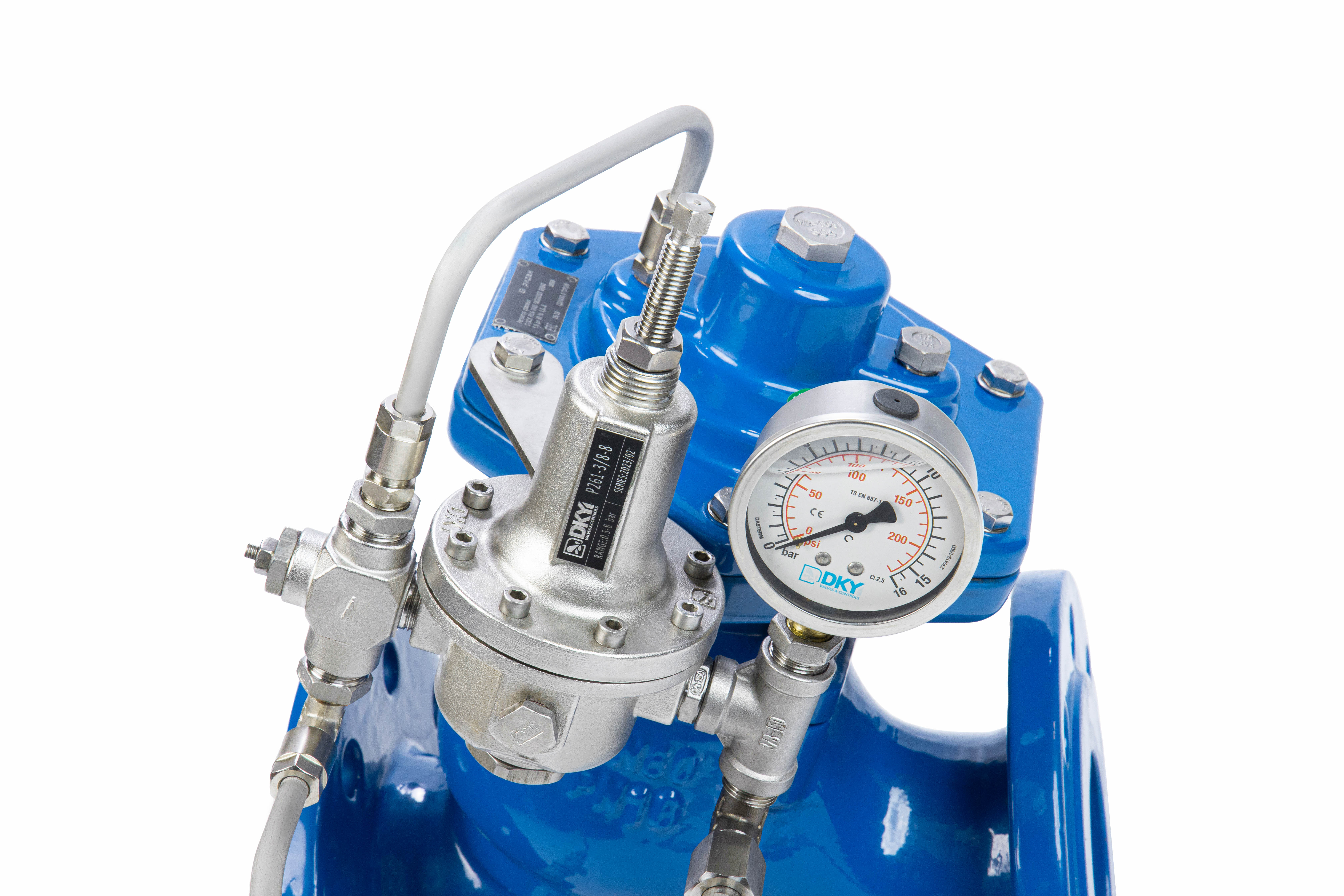 Ридан C301-R 082X6141RL2 — Регулятор давления «до себя» в сборе DN65, PN16 (диапазон настройки: 2...16 бар, L=290 мм)