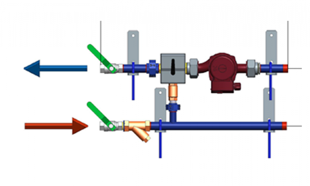 Ридан 150U3618 — Узлы теплоснабжения без термоманометров АУУ-T-20-4,7-2,5