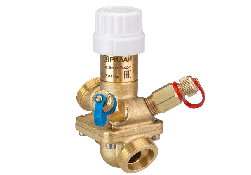 Ридан 003Z1812R3 — Автоматический балансировочный клапан AQT-R3 DN15 с ниппелями