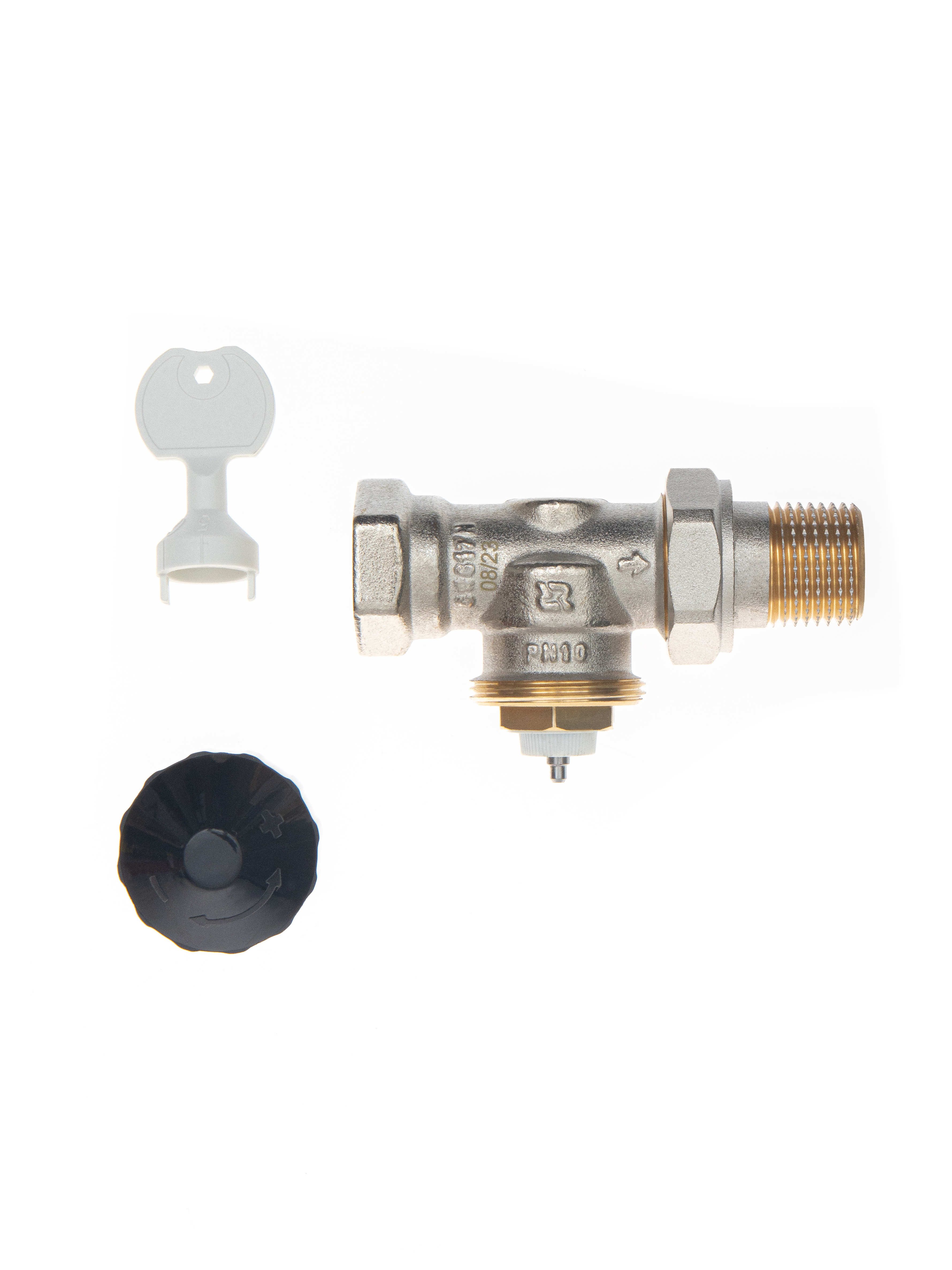 Ридан 013G4904R — Комплект для двухтрубной системы отопления: клапан TR-N Ду15 прямой и терморегулятор TR 9001 Ultra (Ультра)