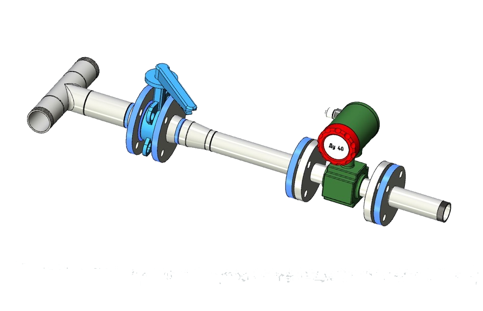 Ридан FM150C200 — Узел проверки расхода огнетушащего вещества Ду200 с ВСХН Ду150